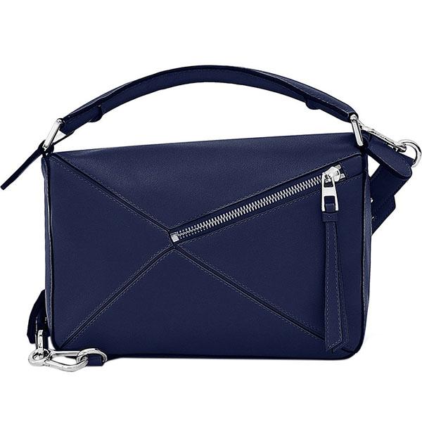 LOEWE スーパーコピー PUZZLE BAG スモールサイズ マリン ショルダーバッグ ポシェット322.30.S21